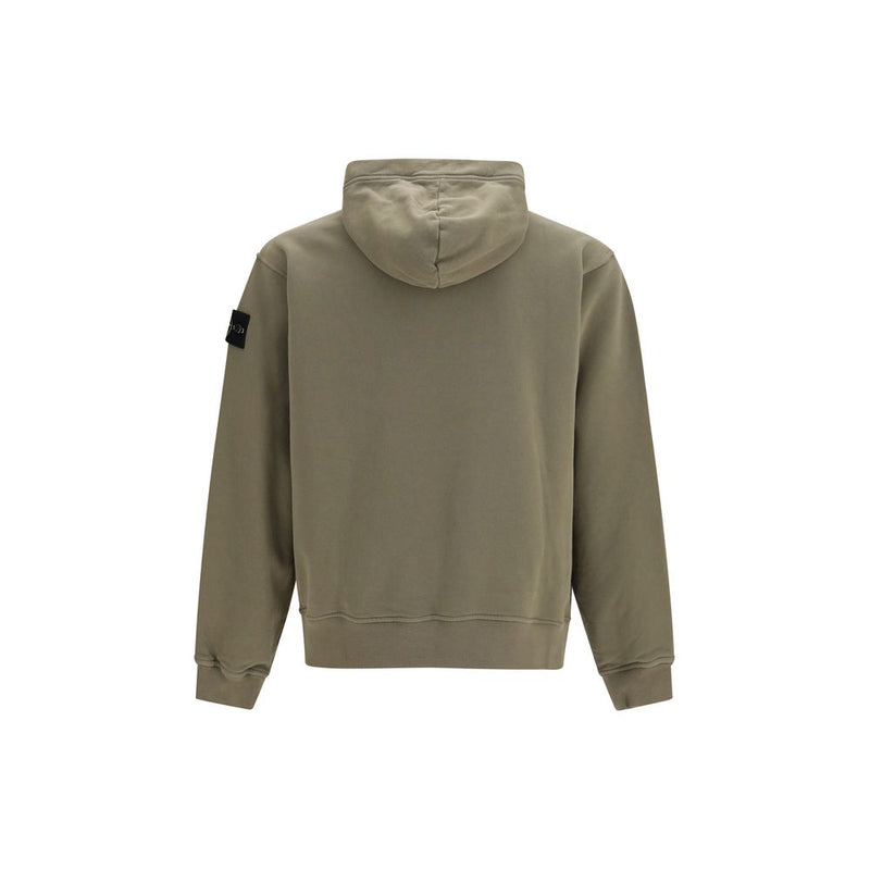 Stone Island Bicolor Cotton Sweatshirt