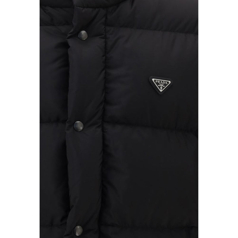 Prada Black Goose Down Full-Length Jacket