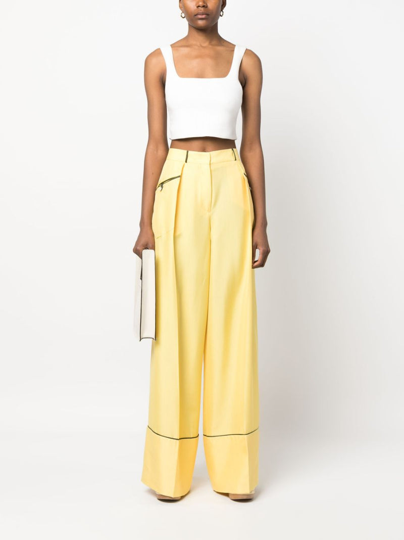 Bally Bally Silk wide-leg trousers