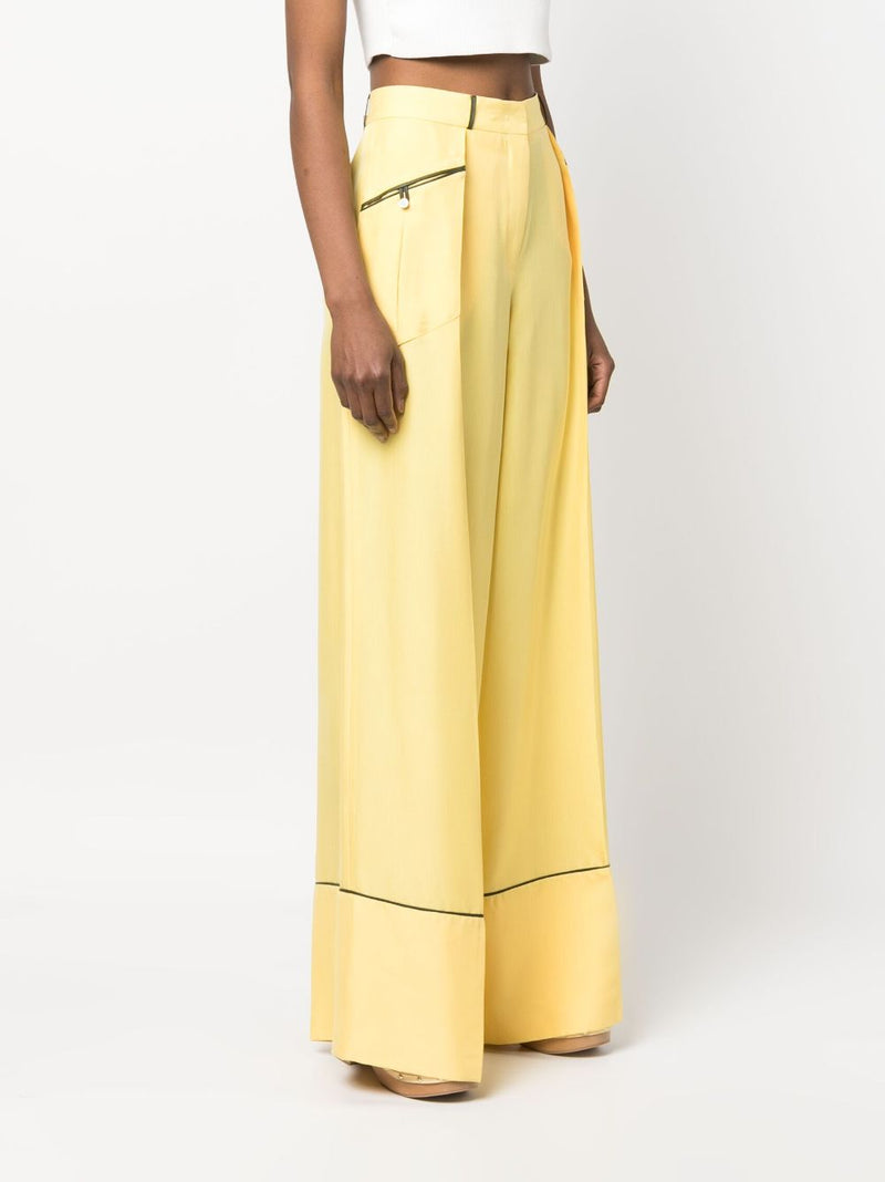 Bally Bally Silk wide-leg trousers