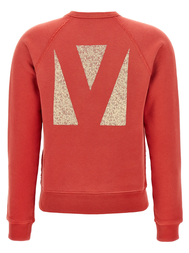 Valentino Garavani Red Cotton Sweatshirt