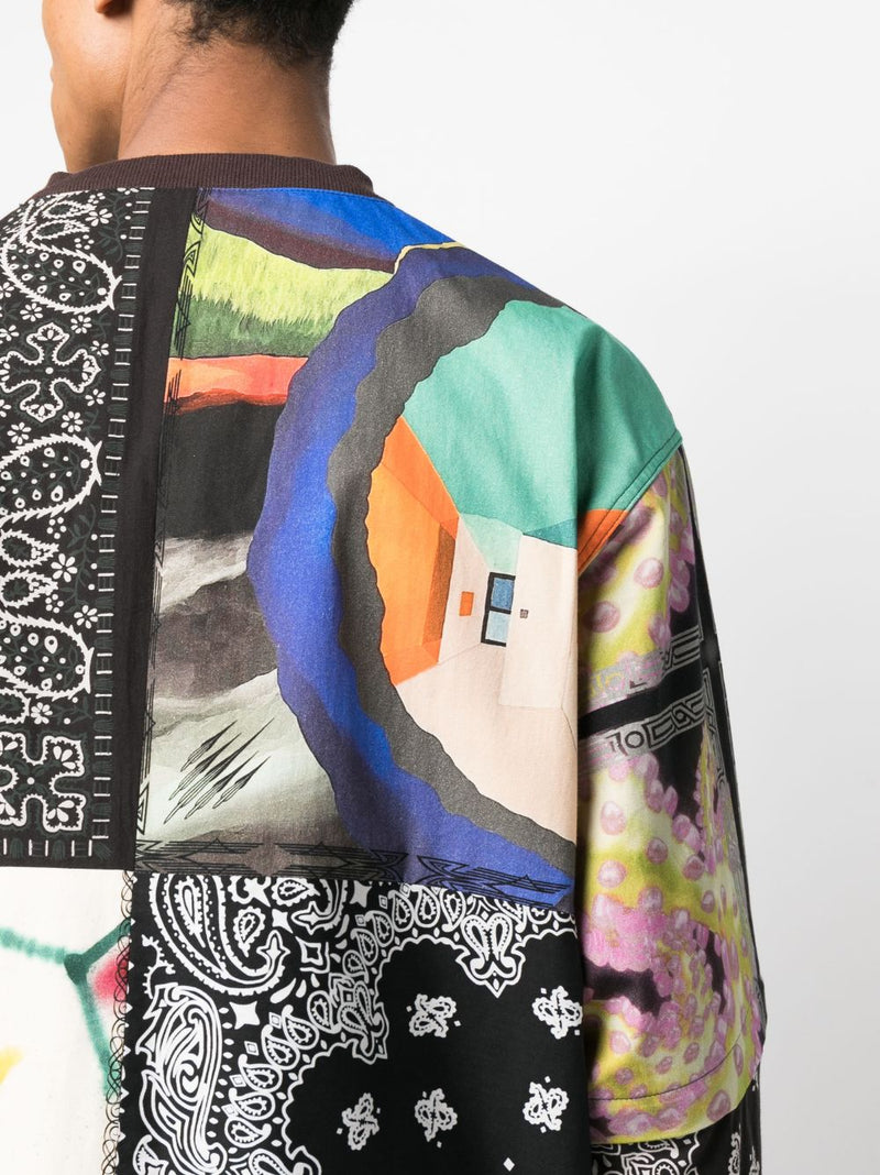 Childern Of The Discordance Childern Of The Discordance Printed bandana sweatshirt