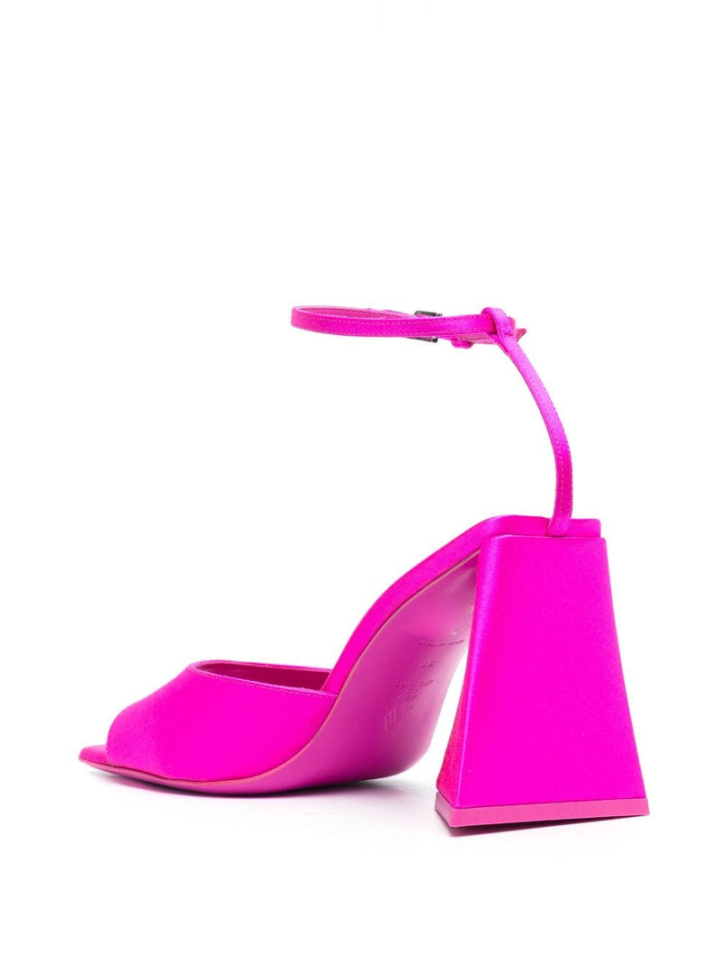 The Attico Piper satin sandals | Urbalenti™ NYC