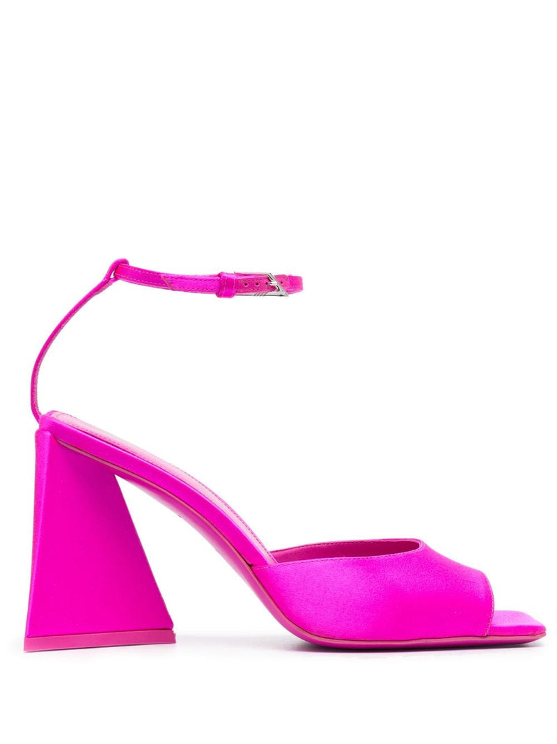 The Attico Piper satin sandals | Urbalenti™ NYC
