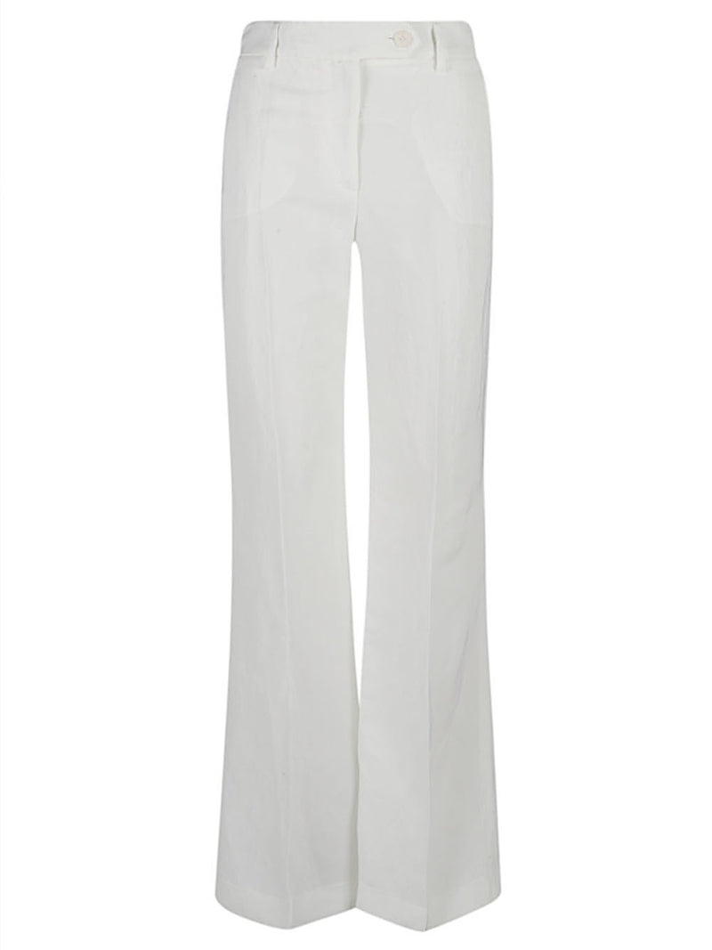 True Royal True Royal Linen flared trousers