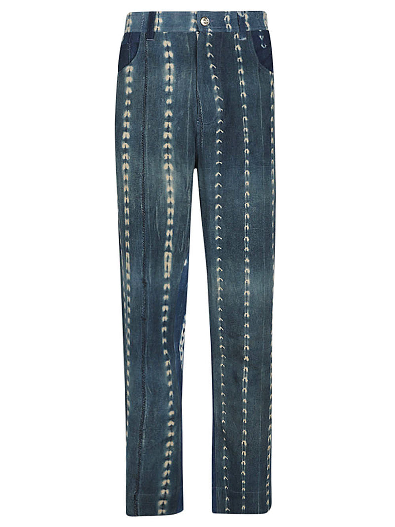 Wales Bonner Wales Bonner Miles tie-dye denim jeans
