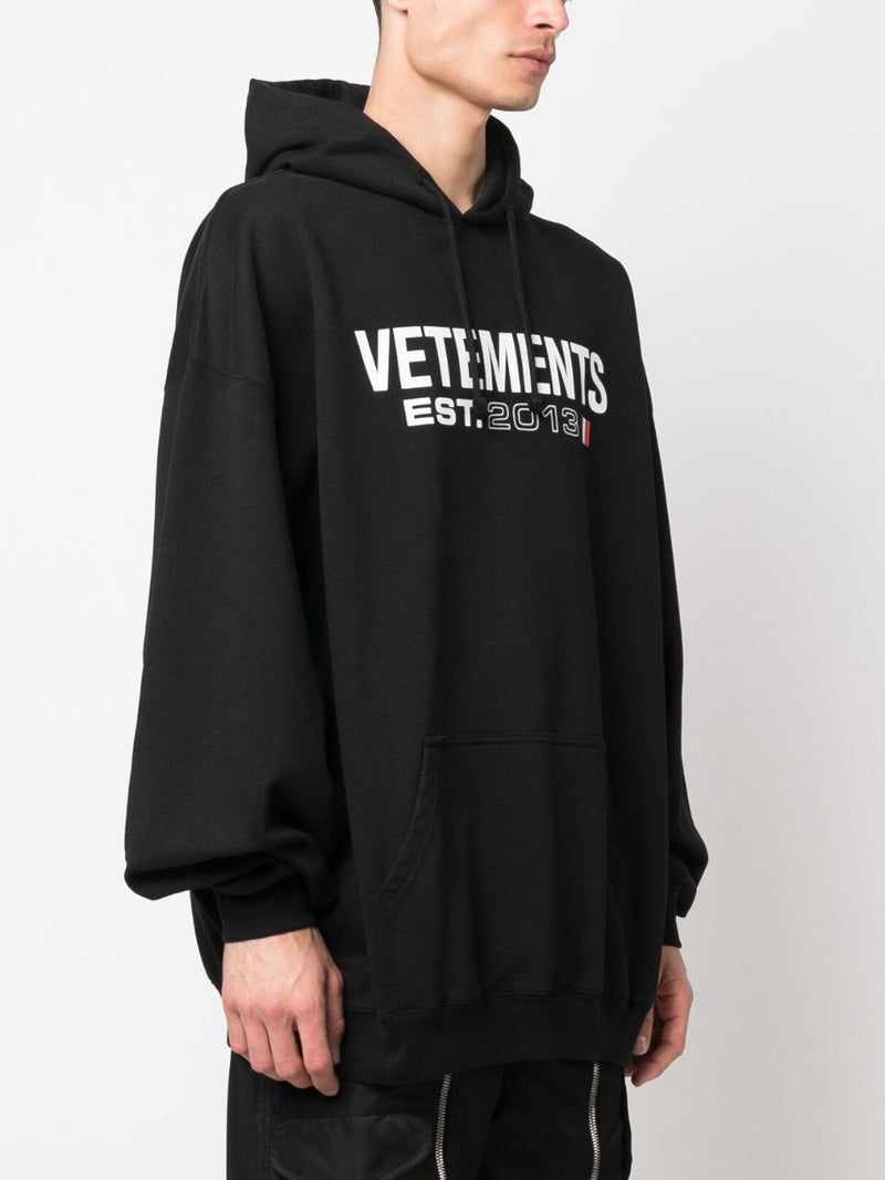 Vetements Vetements Logo cotton hoodie