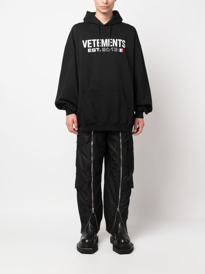 Vetements Vetements Logo cotton hoodie