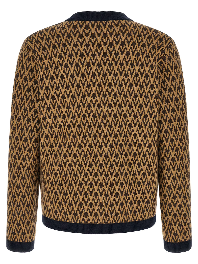 Valentino Garavani Multicolor Cashmere Cardigan