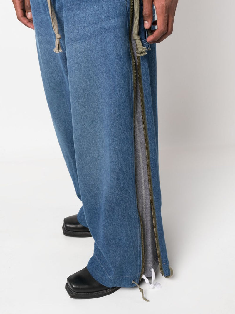 Greg Lauren Greg Lauren Wide leg denim jeans