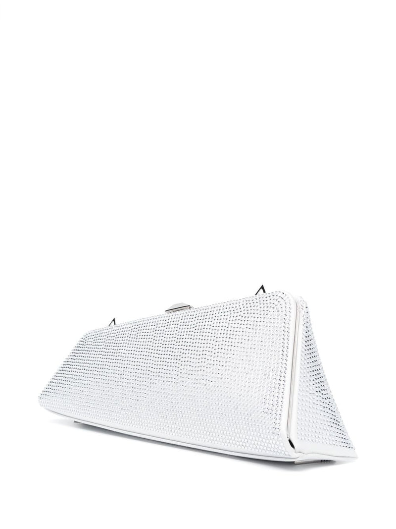 The Attico Long Night crystal-embellished clutch bag - Leather - Style H... | Urbalenti™ NYC
