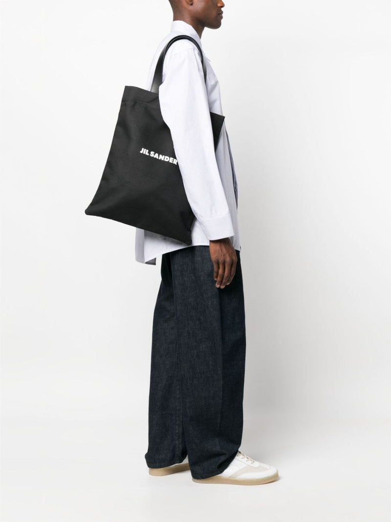 Jil Sander logo-print tote bag | Urbalenti™ NYC