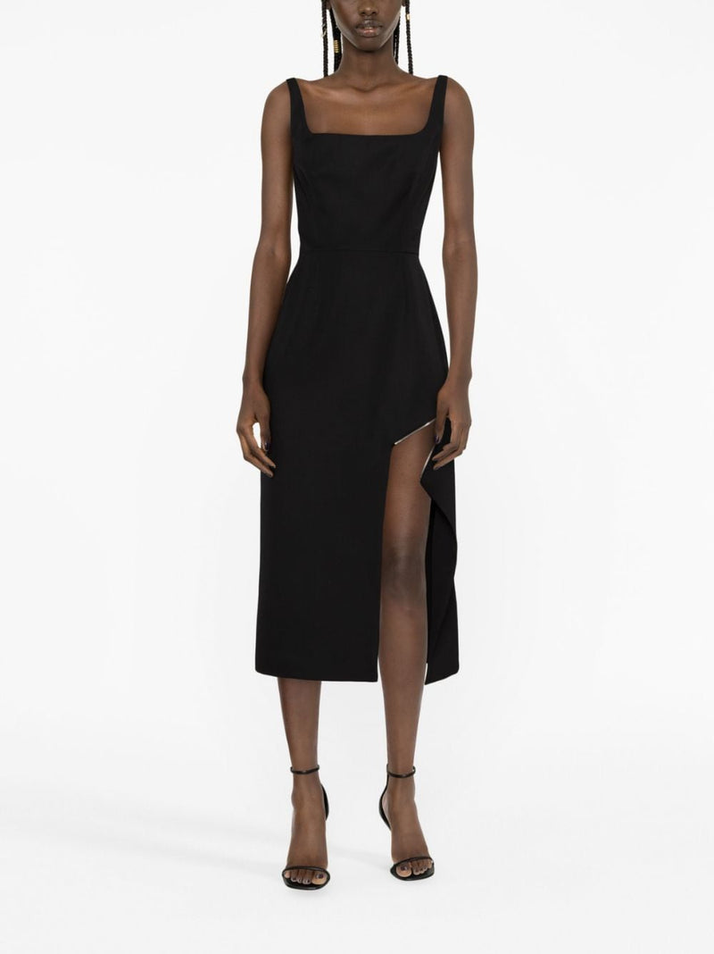 Alexander McQueen zip-embellished Midi Dress | Urbalen... | Urbalenti™ NYC