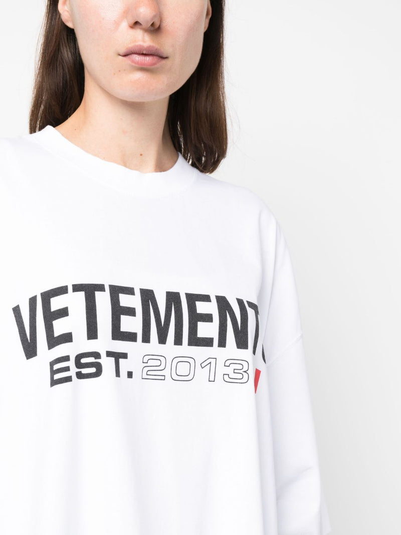 Vetements Vetements Logo cotton t-shirt
