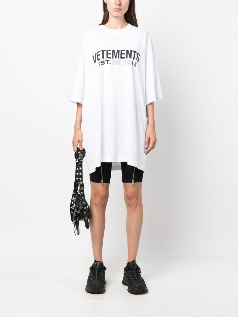 Vetements Vetements Logo cotton t-shirt