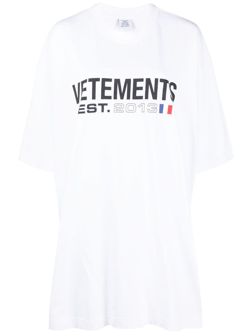 Vetements Vetements Logo cotton t-shirt