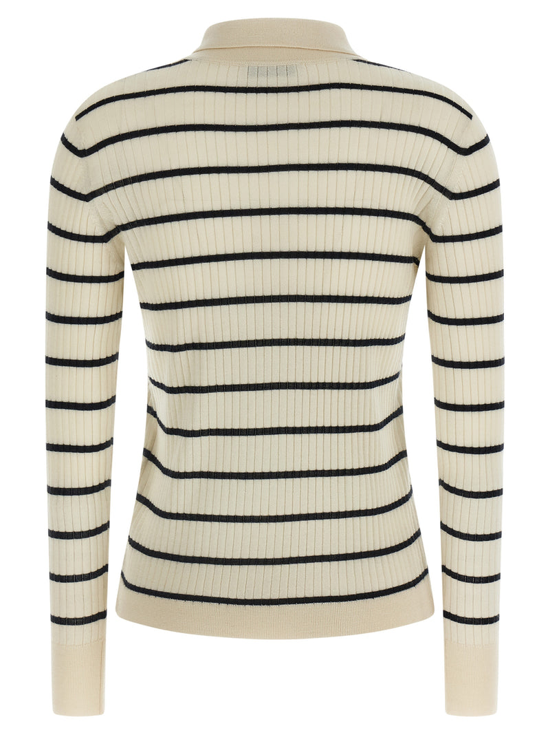 Max Mara Blue Cashmere Polo Shirt
