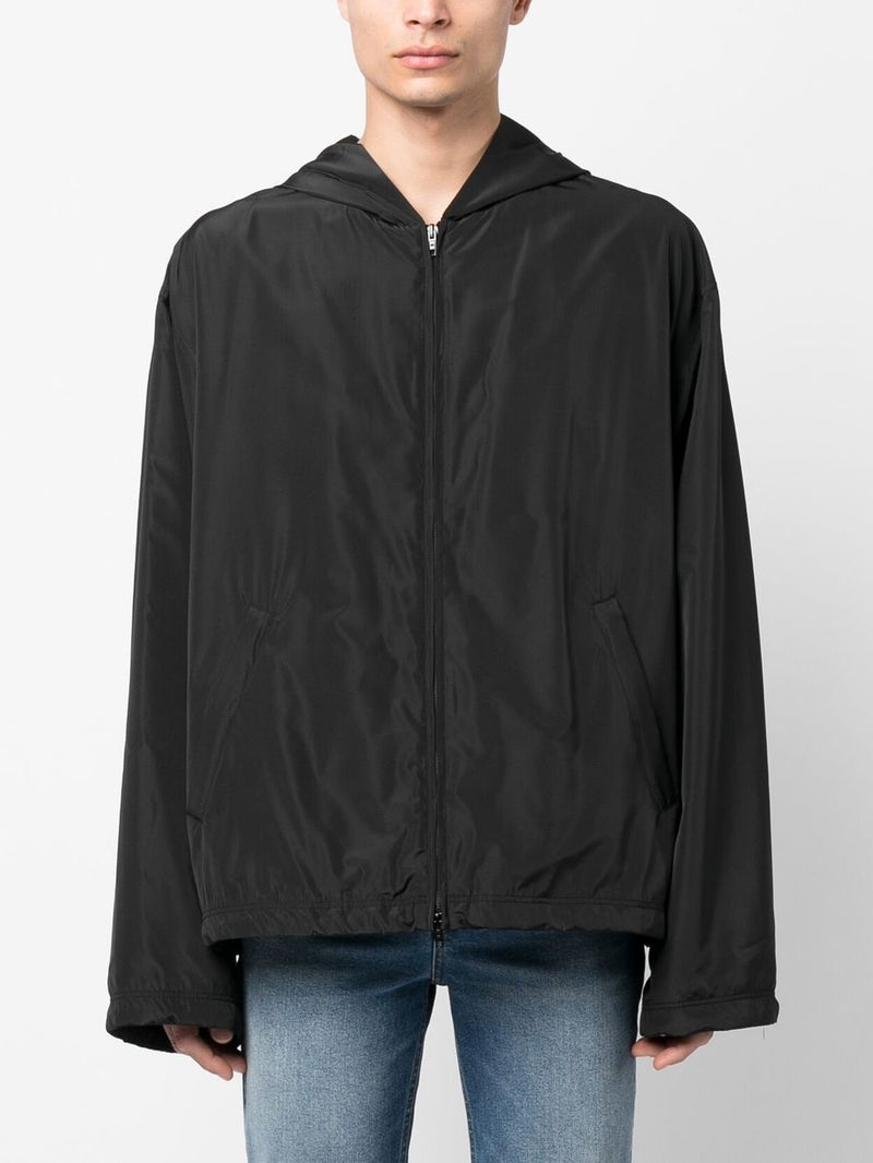 Balenciaga Balenciaga logo-print Hooded Windbreaker