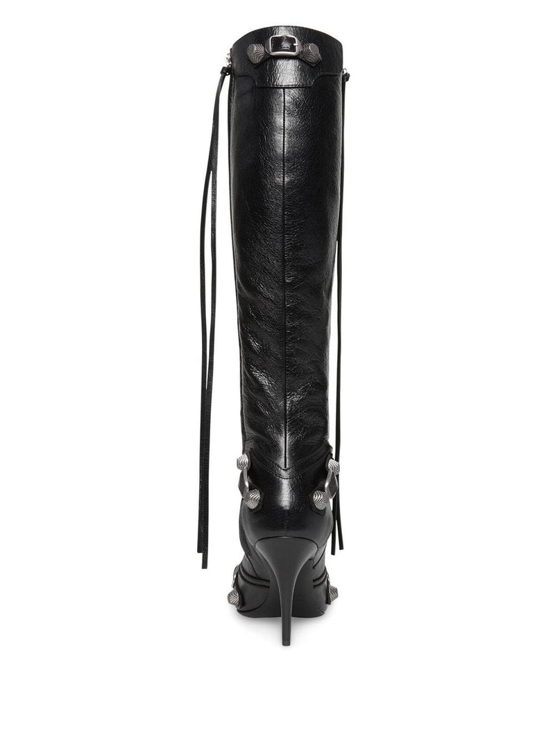 Balenciaga Cagole 90mm knee-high Boots | Urbalenti™ NYC