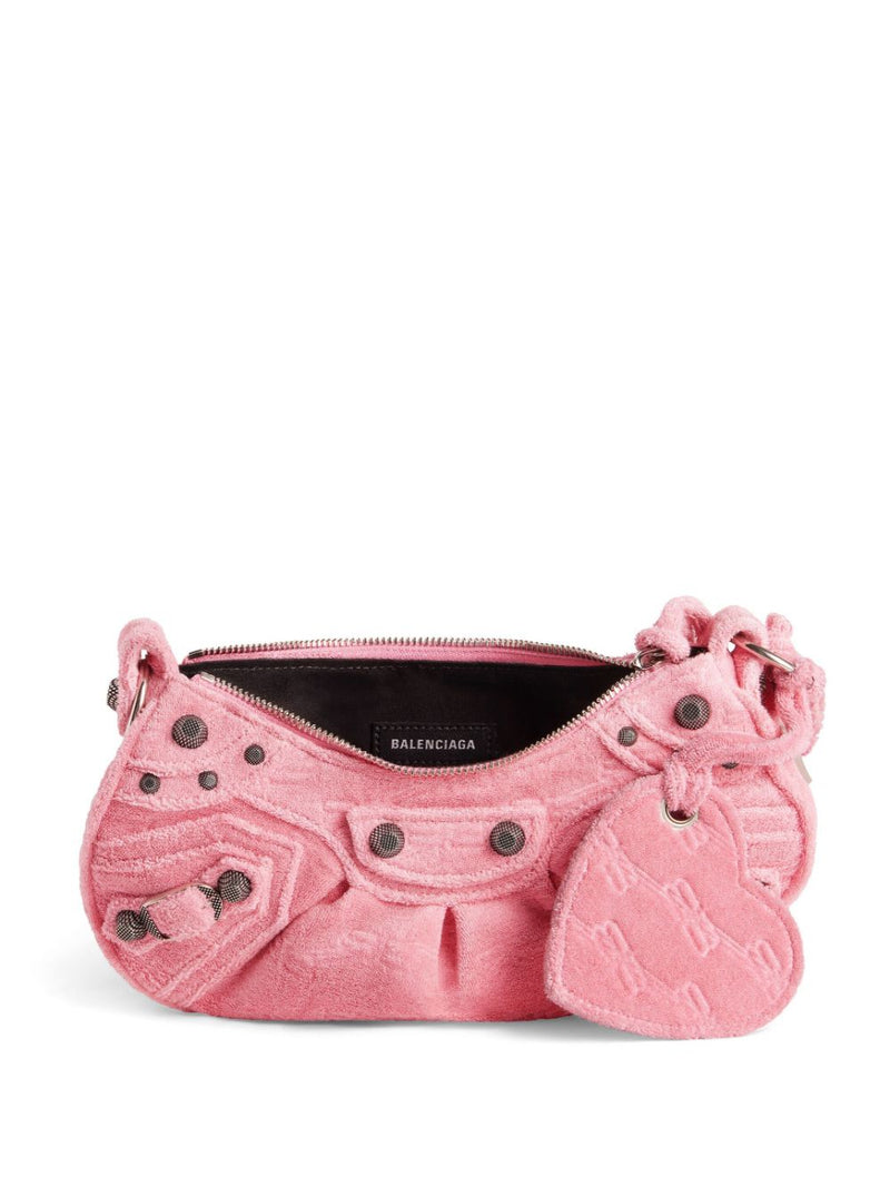 Balenciaga Le Cagole XS denim shoulder bag | Urbalenti™ NYC