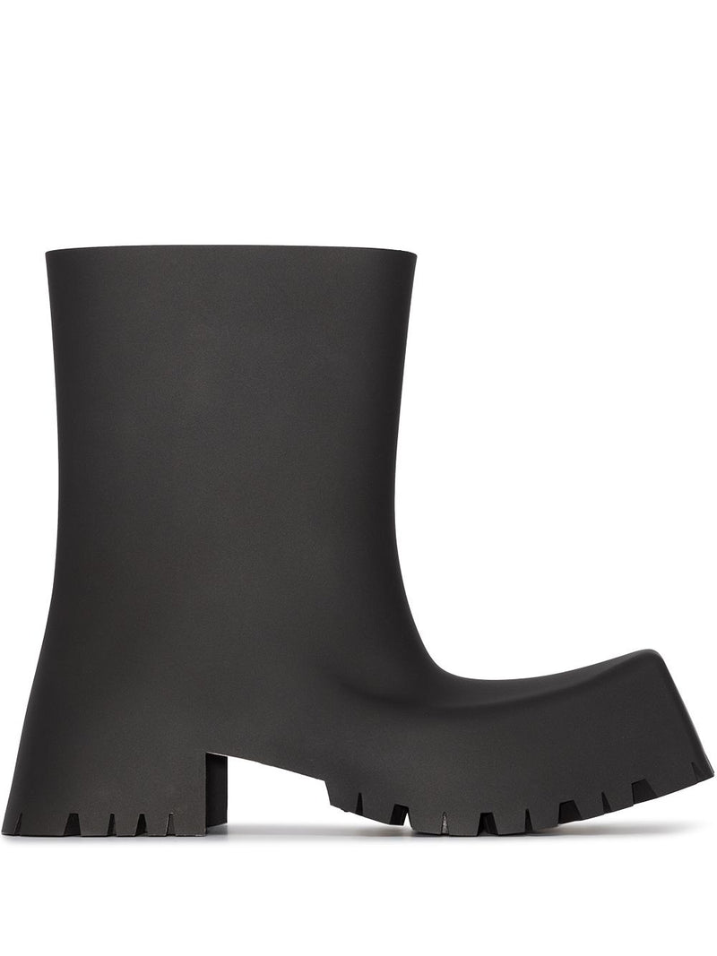 Balenciaga Trooper rubber boots | Urbalenti™ NYC