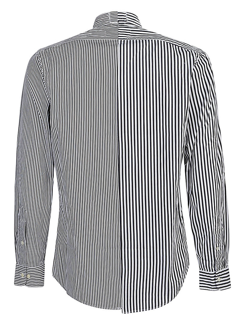 E.L.V. Denim E.L.V. Denim Contrast striped cotton shirt