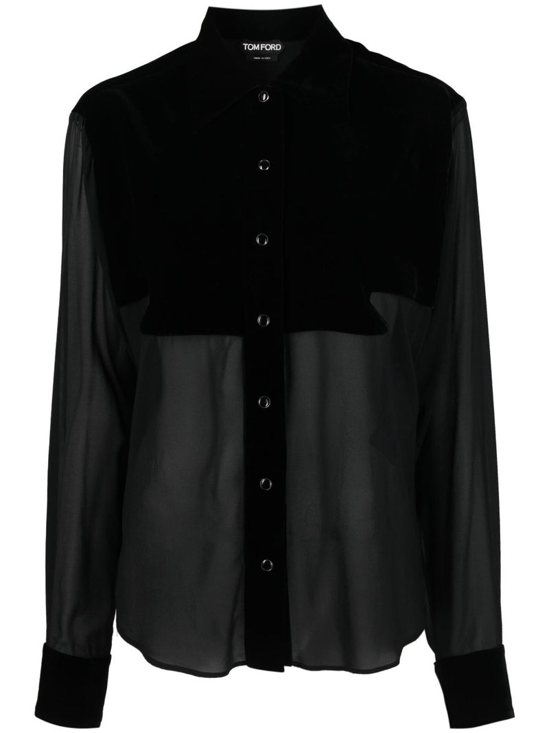 Tom Ford Silk georgette shirt | Urbalenti™ NYC