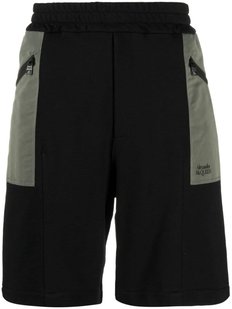 Alexander McQueen two-tone Elasticated Track Shorts | Urbalenti | Urbale... | Urbalenti™ NYC