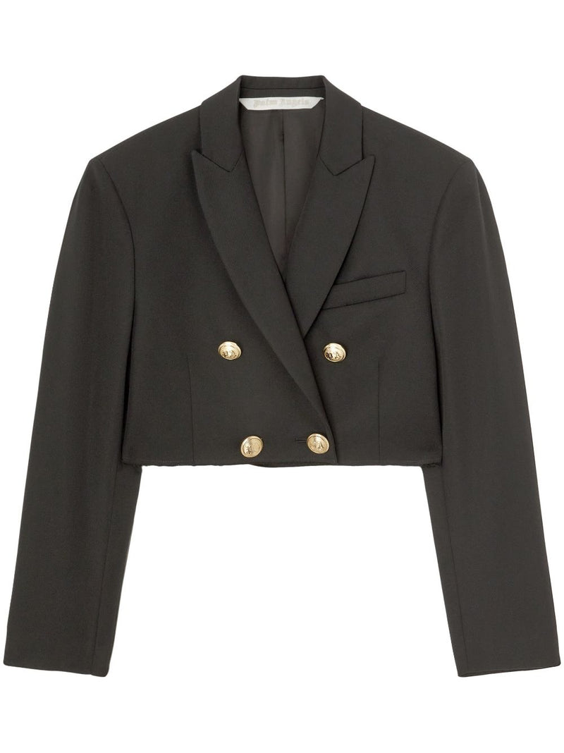 Palm Angels Cropped blazer | Urbalenti™ NYC