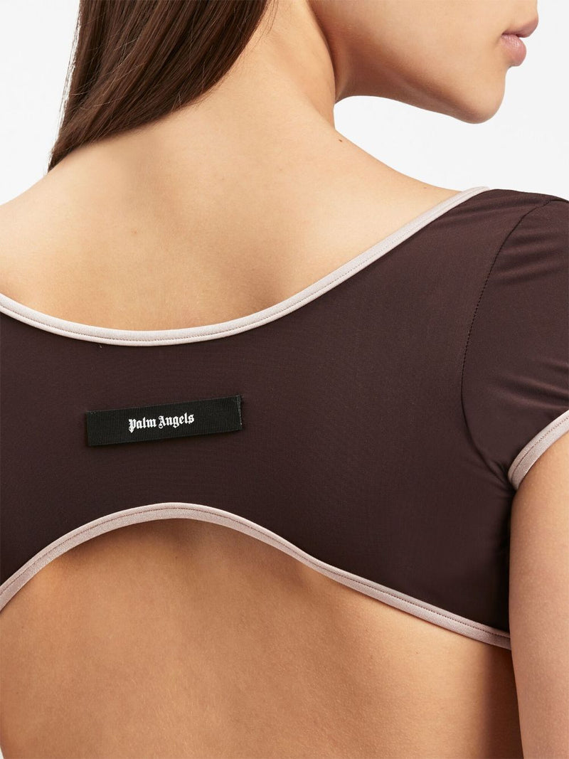 Palm Angels Cap-sleeves bikini top - Style FAB0016030 | Urbalenti | Urba... | Urbalenti™ NYC