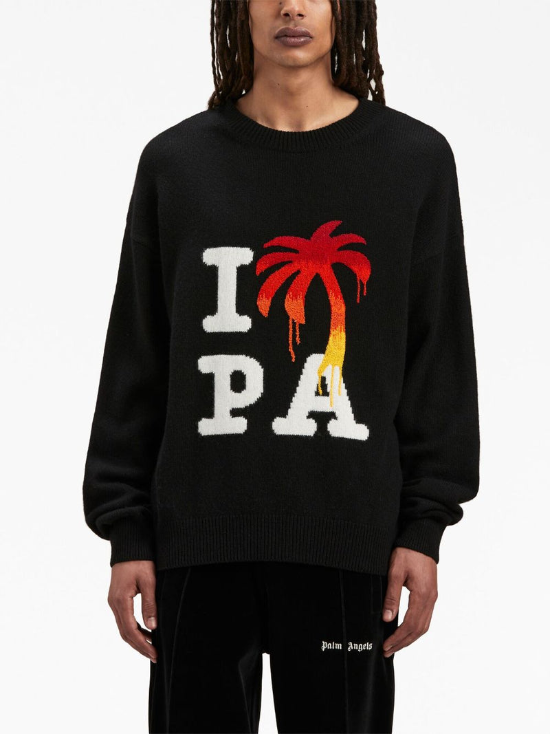Palm Angels I Love PA sweater | Urbalenti™ NYC