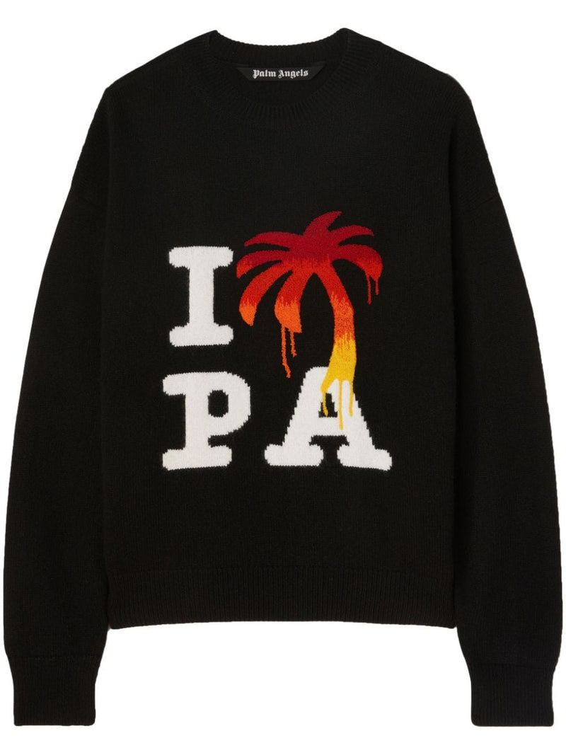 Palm Angels I Love PA sweater | Urbalenti™ NYC
