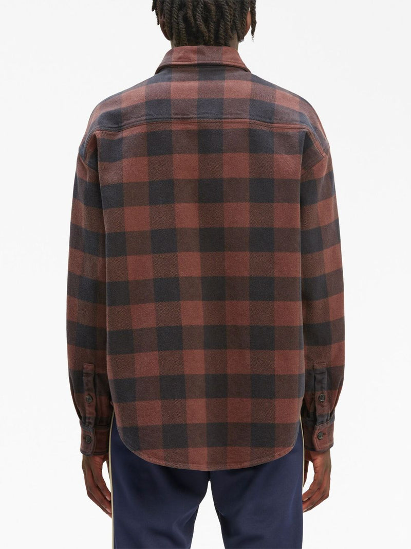 Palm Angels Monogram cotton overshirt | Urbalenti™ NYC