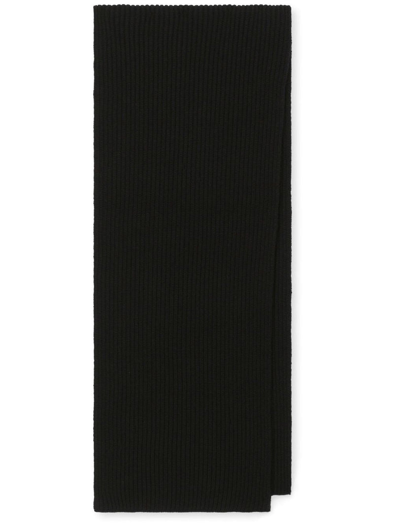 Dolce & Gabbana Fisherman’s rib cashmere scarf with DG l... | Urbalenti™ NYC