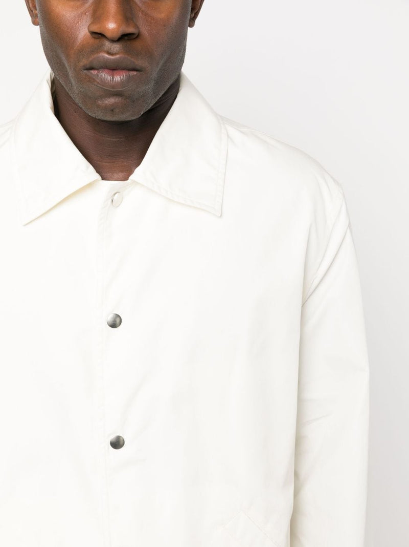Jil Sander Logo cotton jacket - Style 3J45071103 | Urbalenti | Urbalenti... | Urbalenti™ NYC