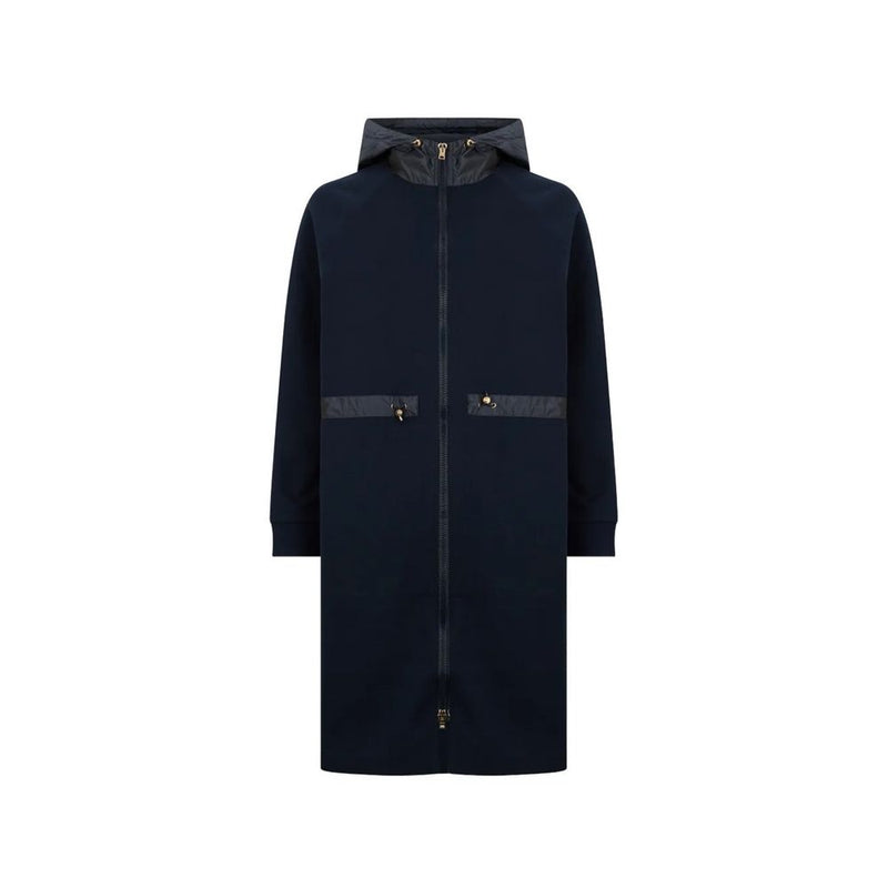 Herno Blue Cotton Coat