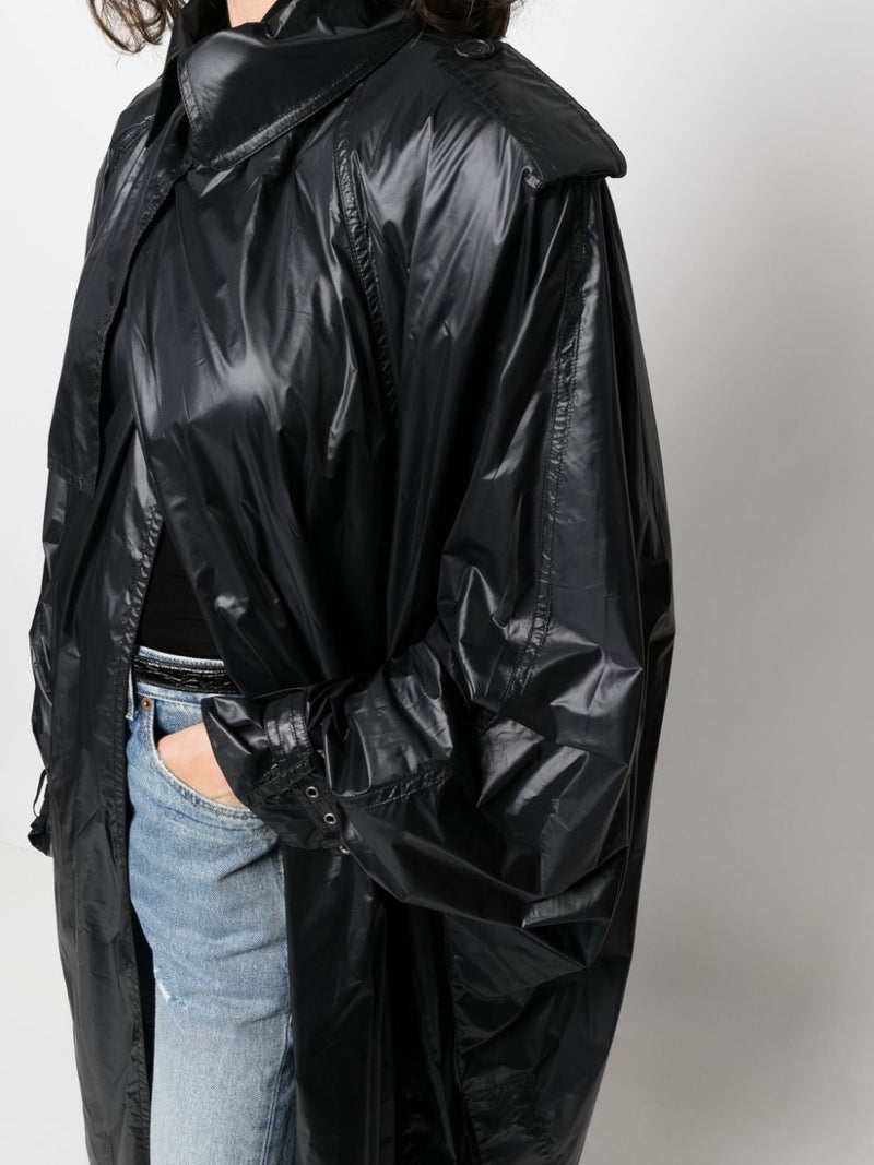 Saint Laurent shoulder-pad Oversized Trench Coat | Urbalenti | Urbalenti... | Urbalenti™ NYC