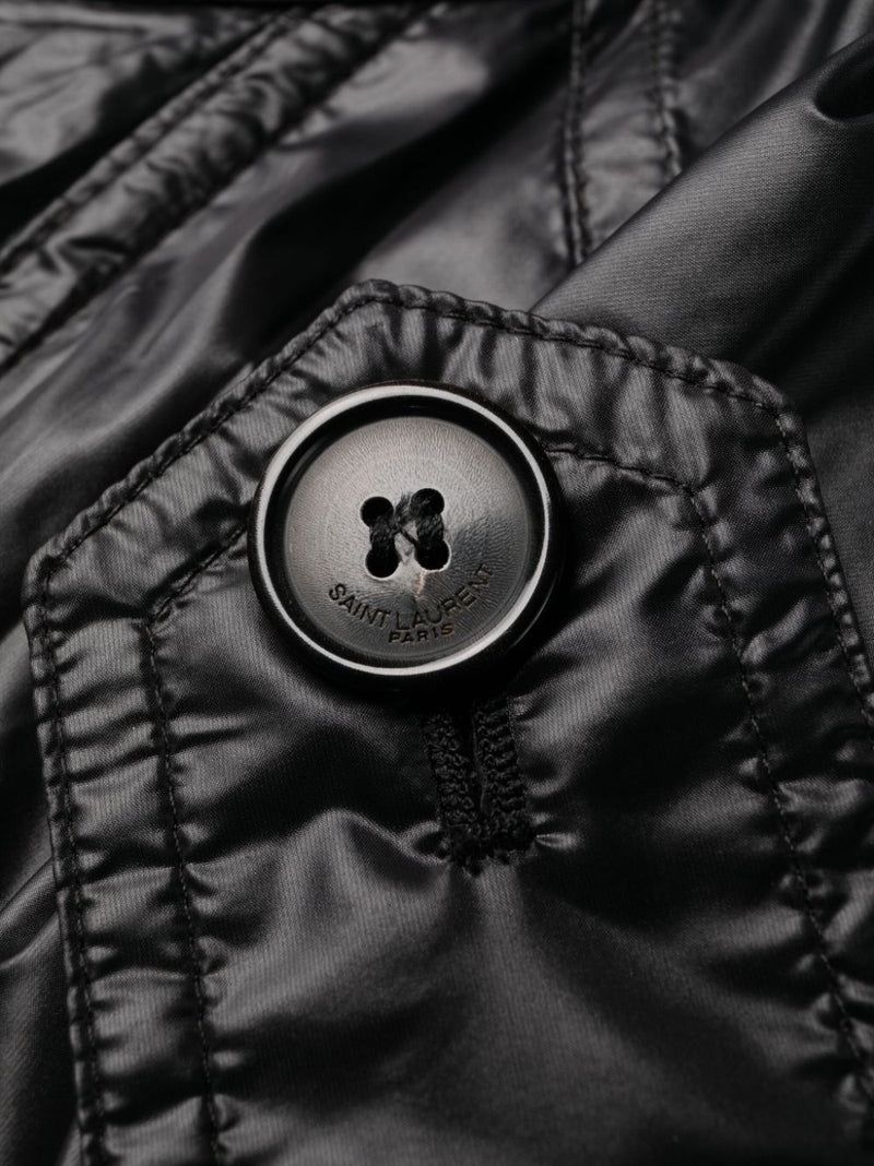 Saint Laurent shoulder-pad Oversized Trench Coat | Urbalenti | Urbalenti... | Urbalenti™ NYC