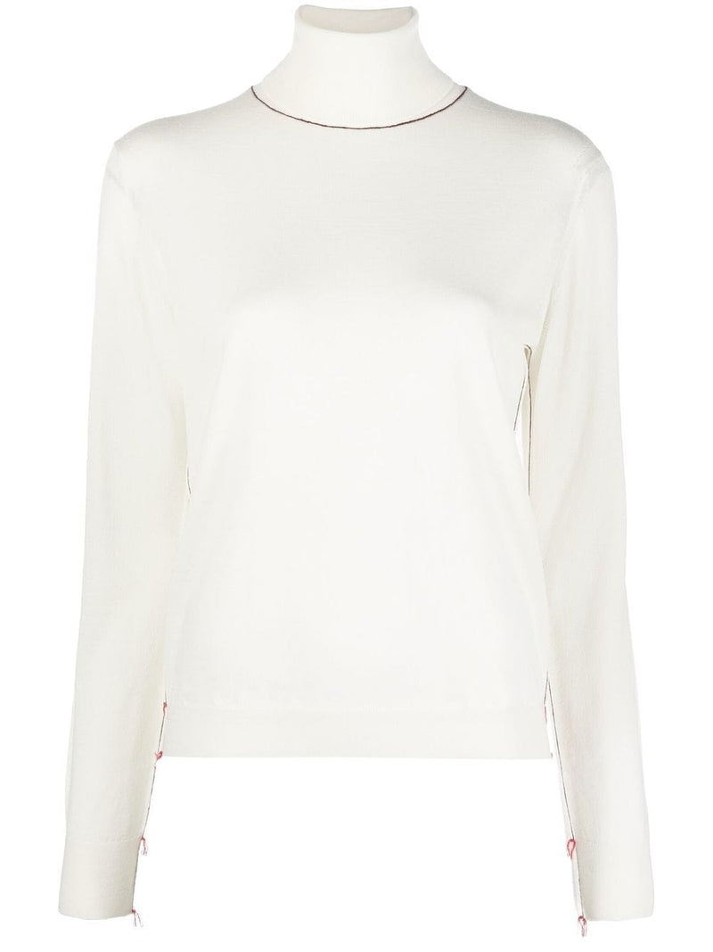 Maison Margiela Work-In-Progress high-neck jumper | Urba... | Urbalenti™ NYC