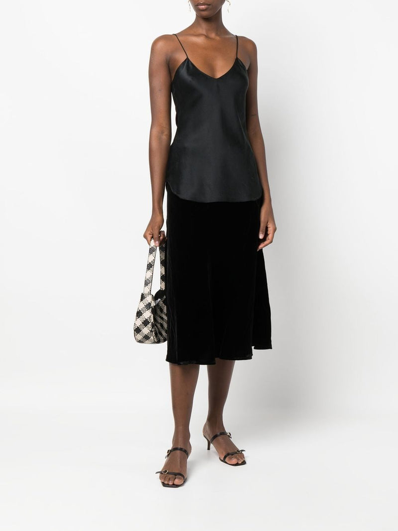Gold Hawk Gold Hawk Velvet long skirt