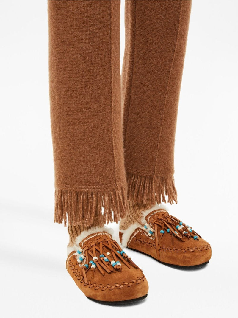 Alanui Alanui Cashmere and silk blend trousers