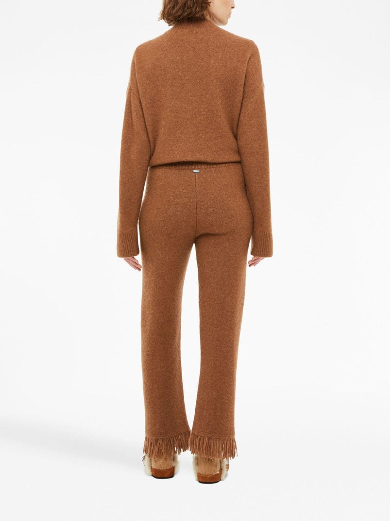 Alanui Alanui Cashmere and silk blend trousers