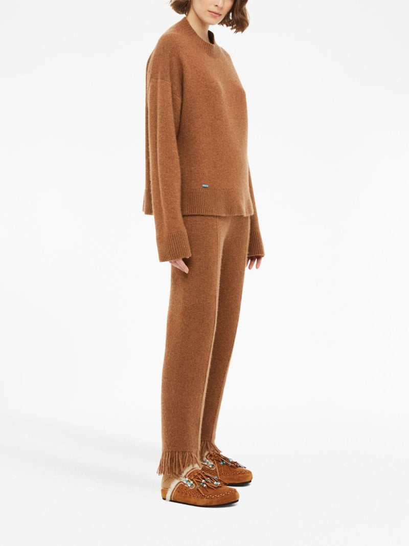 Alanui Alanui Cashmere and silk blend trousers