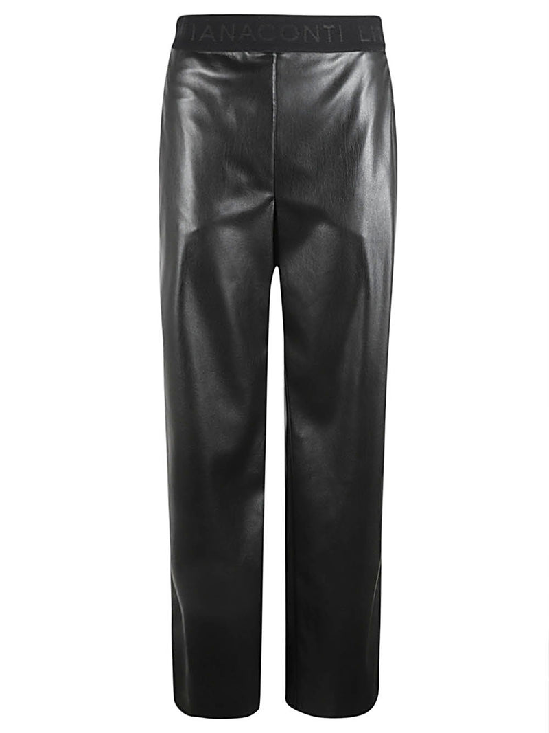 Liviana Conti Liviana Conti Faux leather trousers