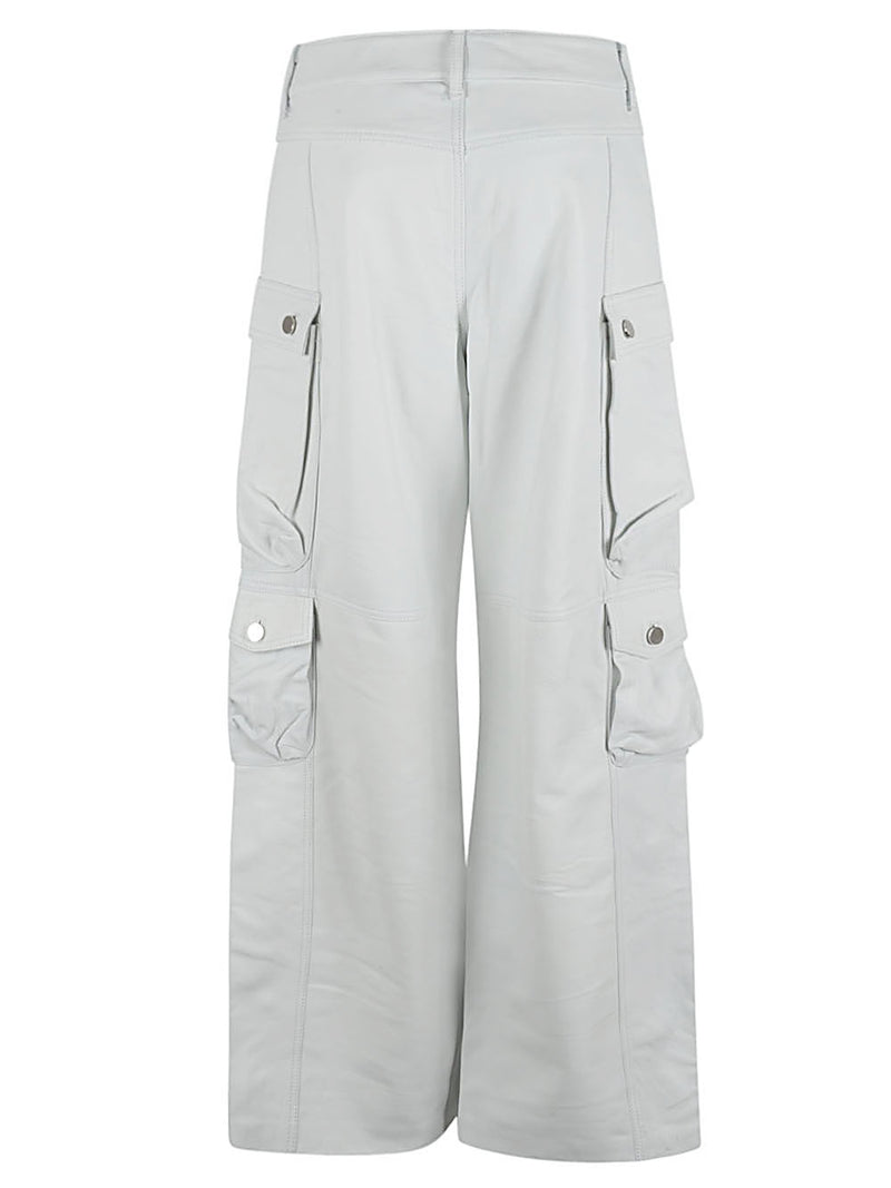 Fermas.Club Fermas.Club Leather cargo pants