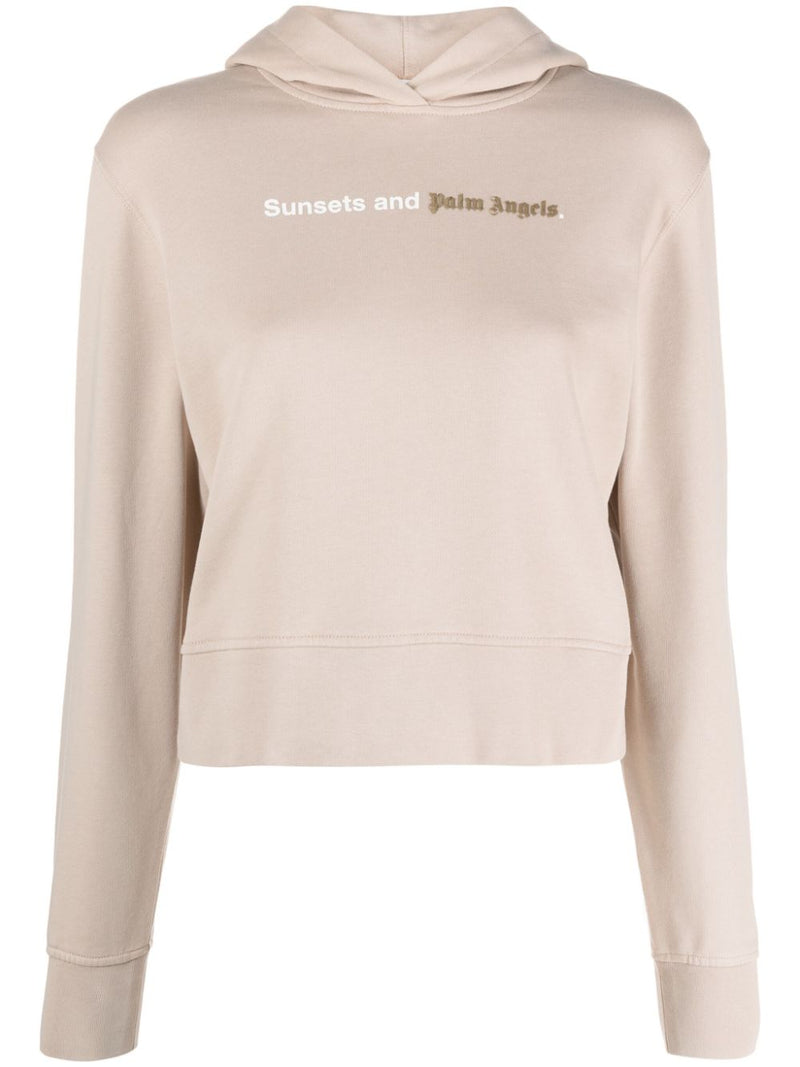 Palm Angels Sunset cotton hoodie | Urbalenti™ NYC