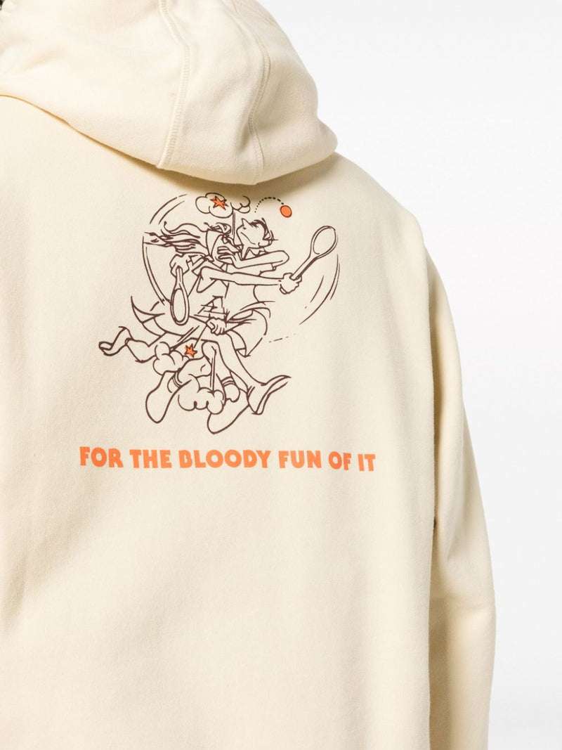 Palmes Palmes Logo organic cotton hoodie