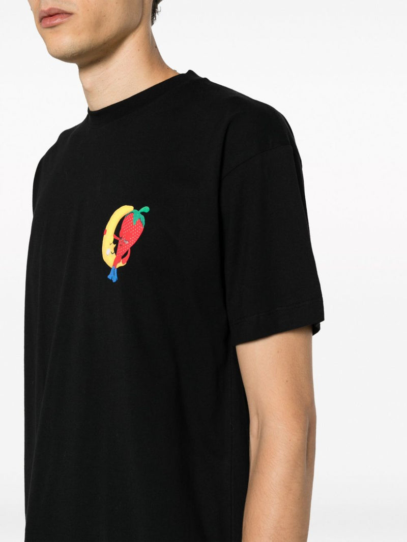 Sky High Farm Workwear Sky High Farm Workwear Logo cotton t-shirt