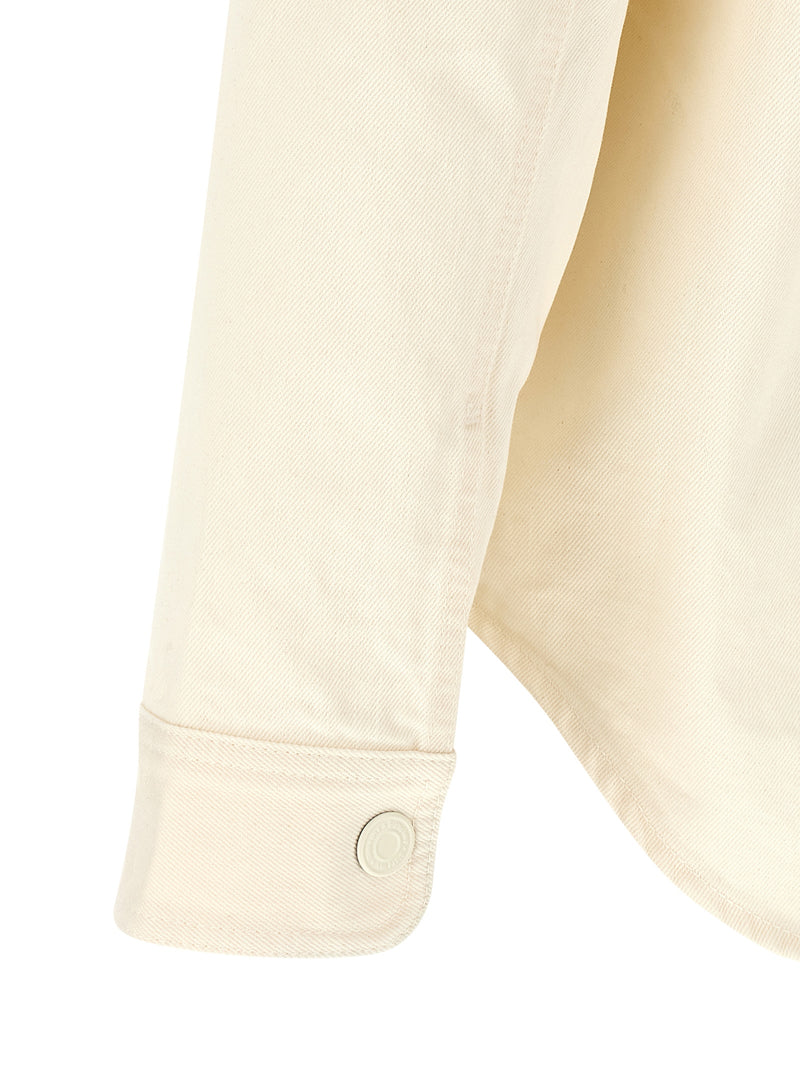 Ami Paris Beige Cotton Blouse