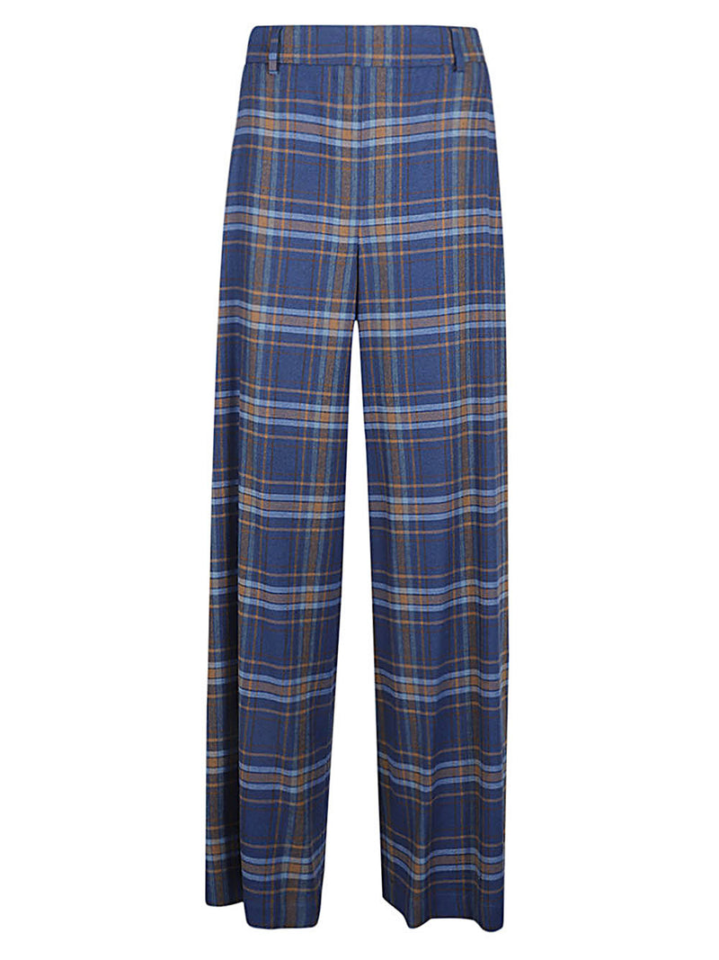 Niu Niu Wide leg checked trousers